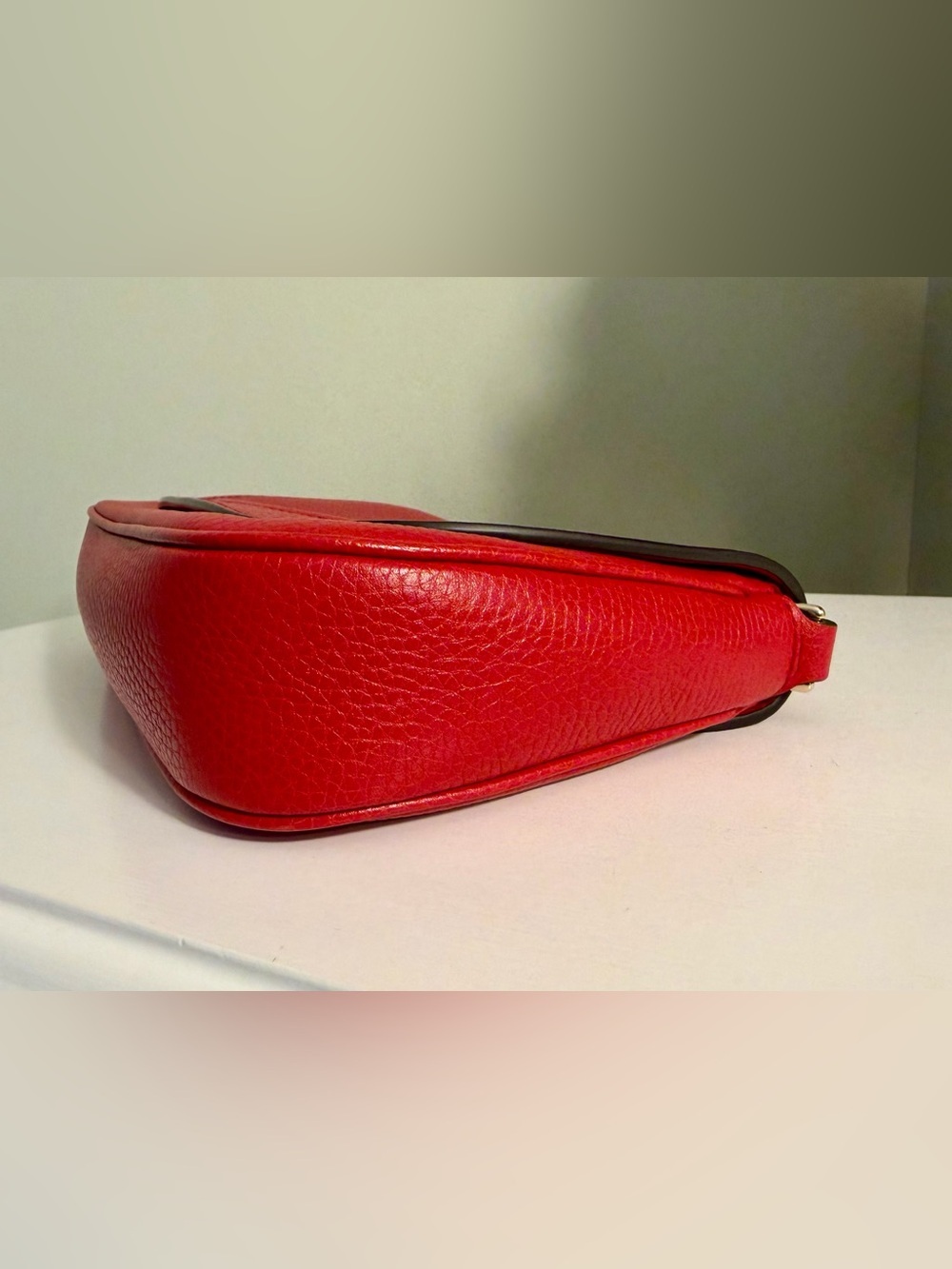 Authentic Gucci Red Soho Leather Shoulder Bag- ❤️*Pristine New Condition*❤️ - Picture 6 of 14